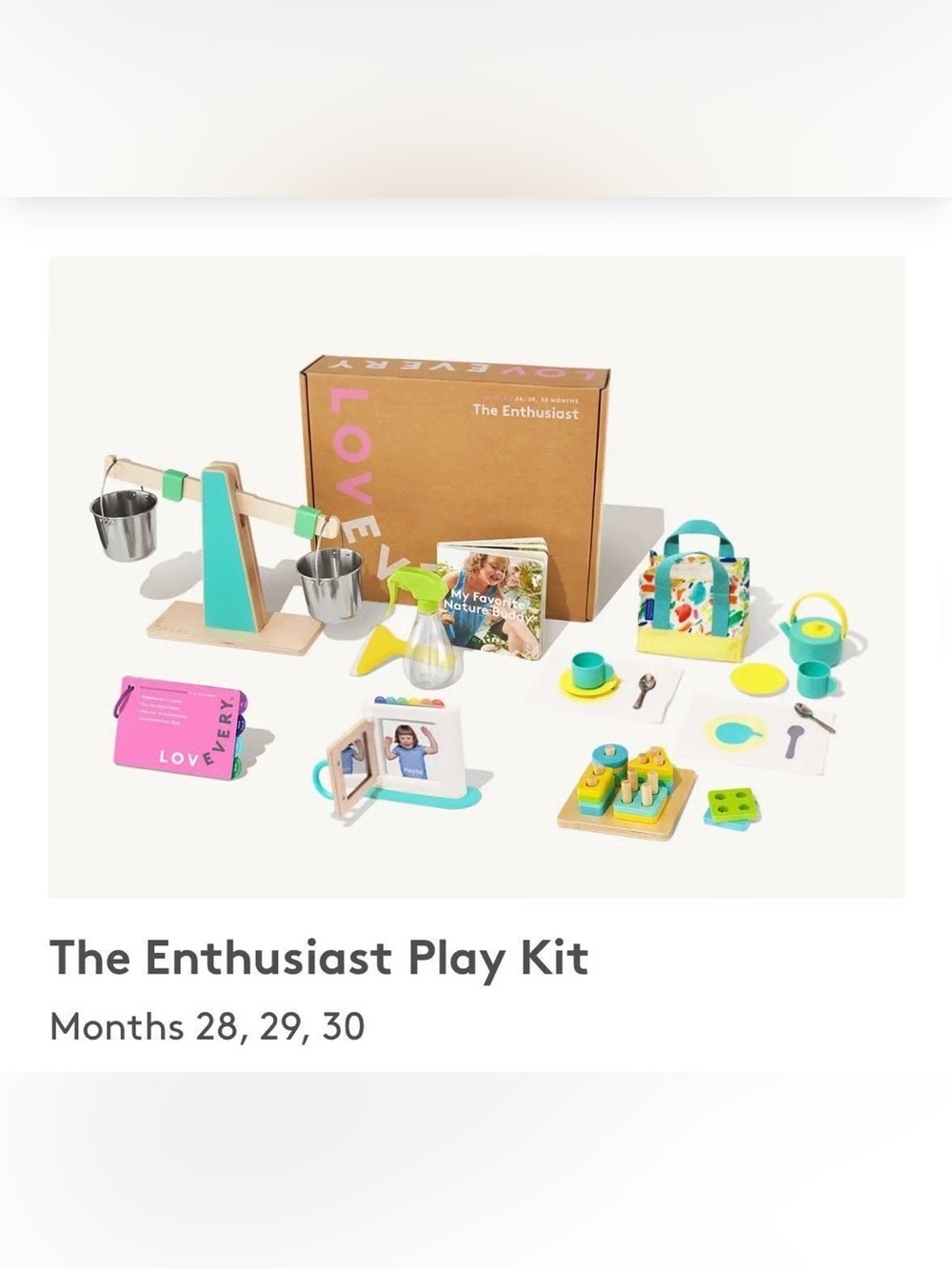 LOVEVERY The Enthusiast Play Kit